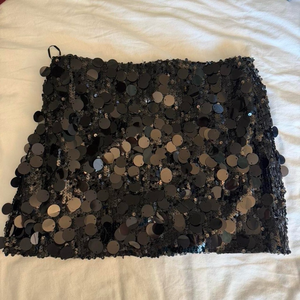Edikted Sequin Mini Skirt